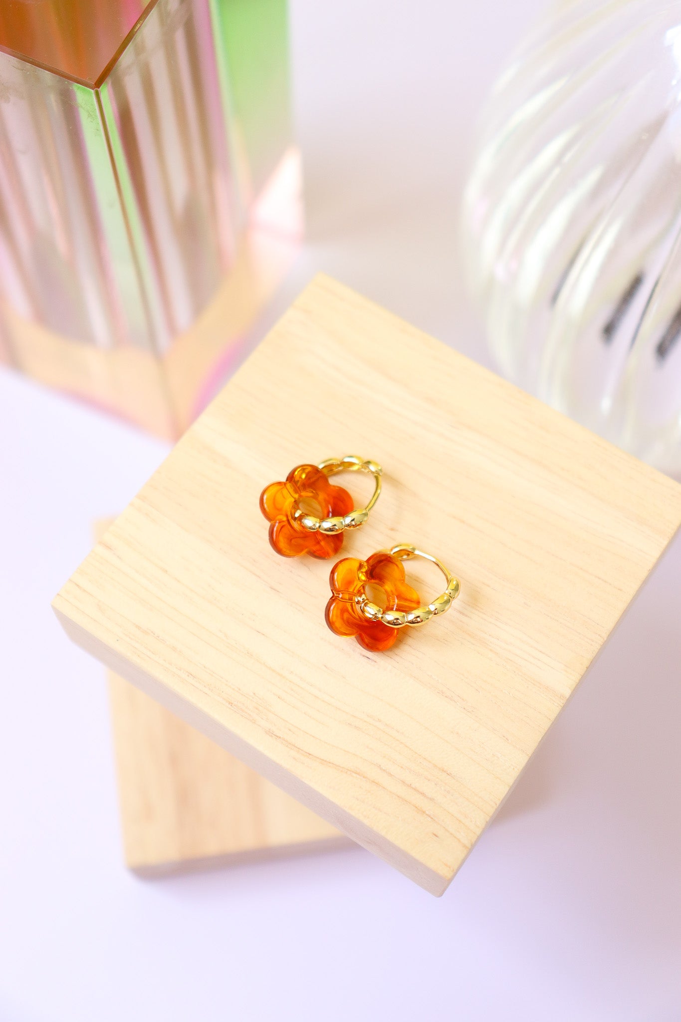 Boucles d'oreilles Lise Ambre