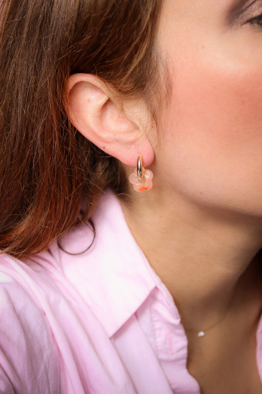 Boucles d'oreilles Lise pêche Tye and Dye