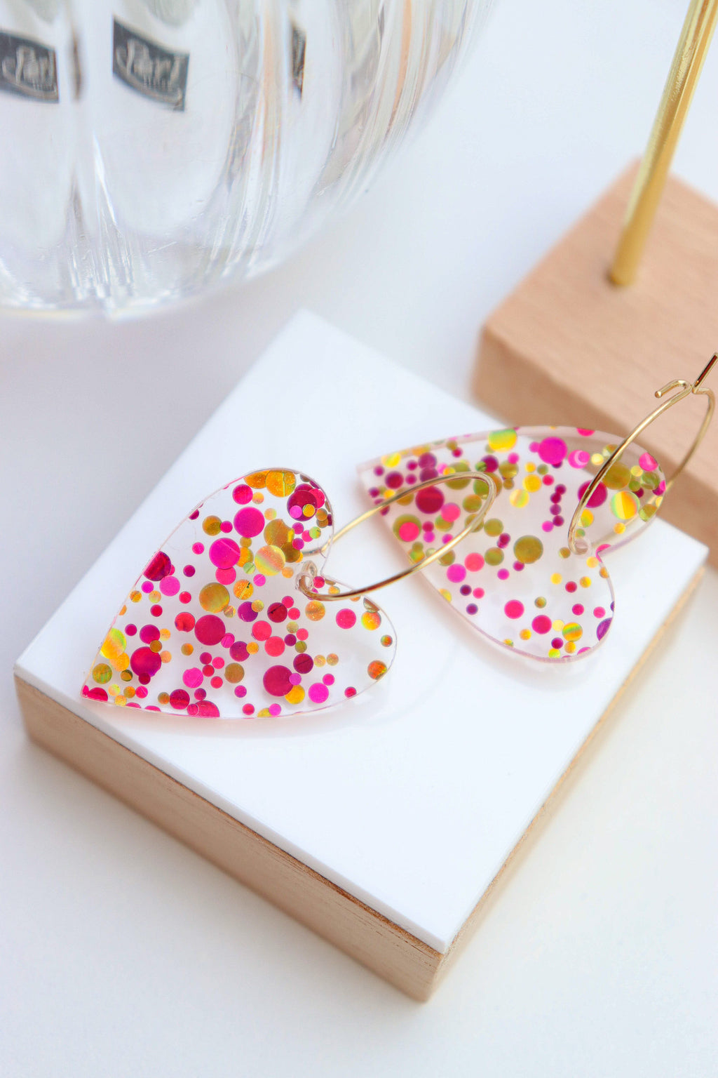 Boucles d'oreilles Mimi Joie Rouge