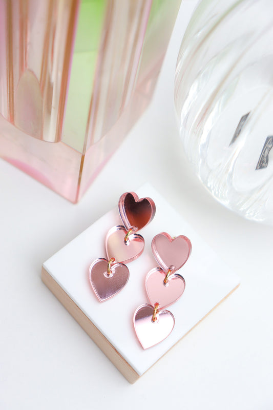 Boucles d'oreilles Angèle Miroir