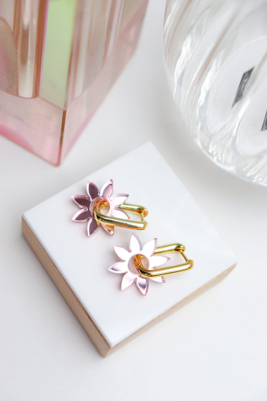 Boucles d'oreilles Olympe Miroir