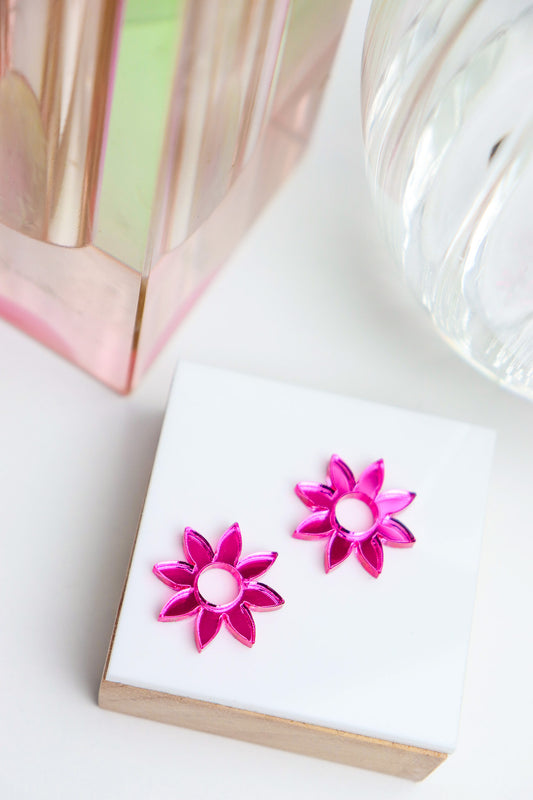 Boucles d'oreilles Olympe Miroir