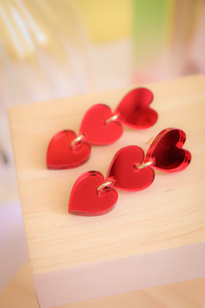 Boucles d'oreilles Angèle Miroir