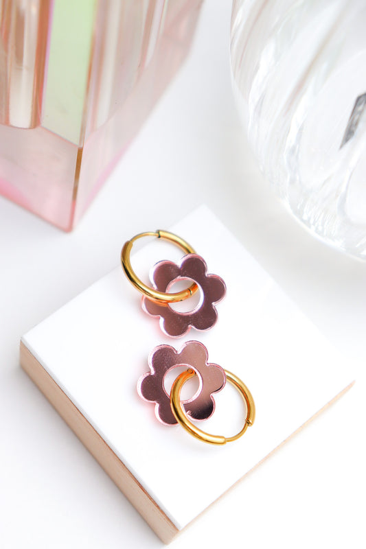 Boucles d'oreilles Vivienne Miroir