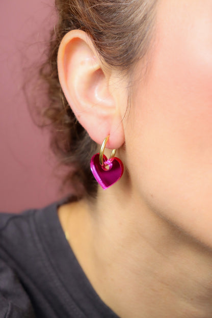 Boucles d'oreilles Victoire Miroir
