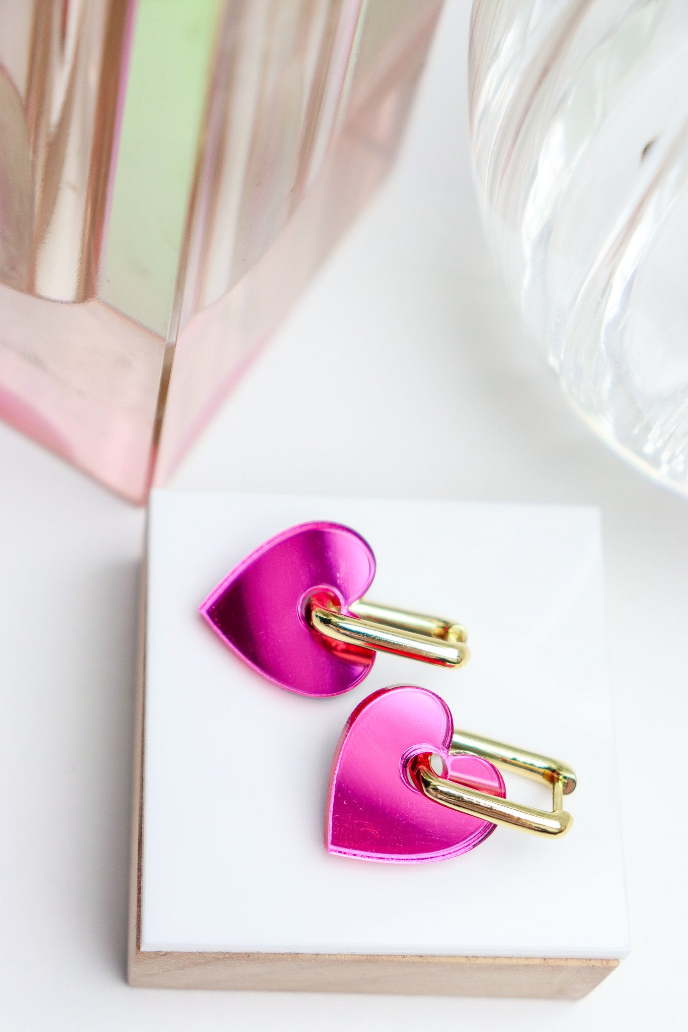 Boucles d'oreilles Victoire Miroir