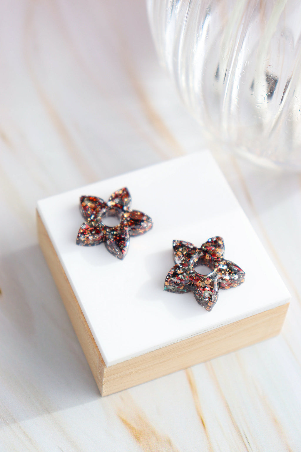 Créoles Naia Paillettes Army