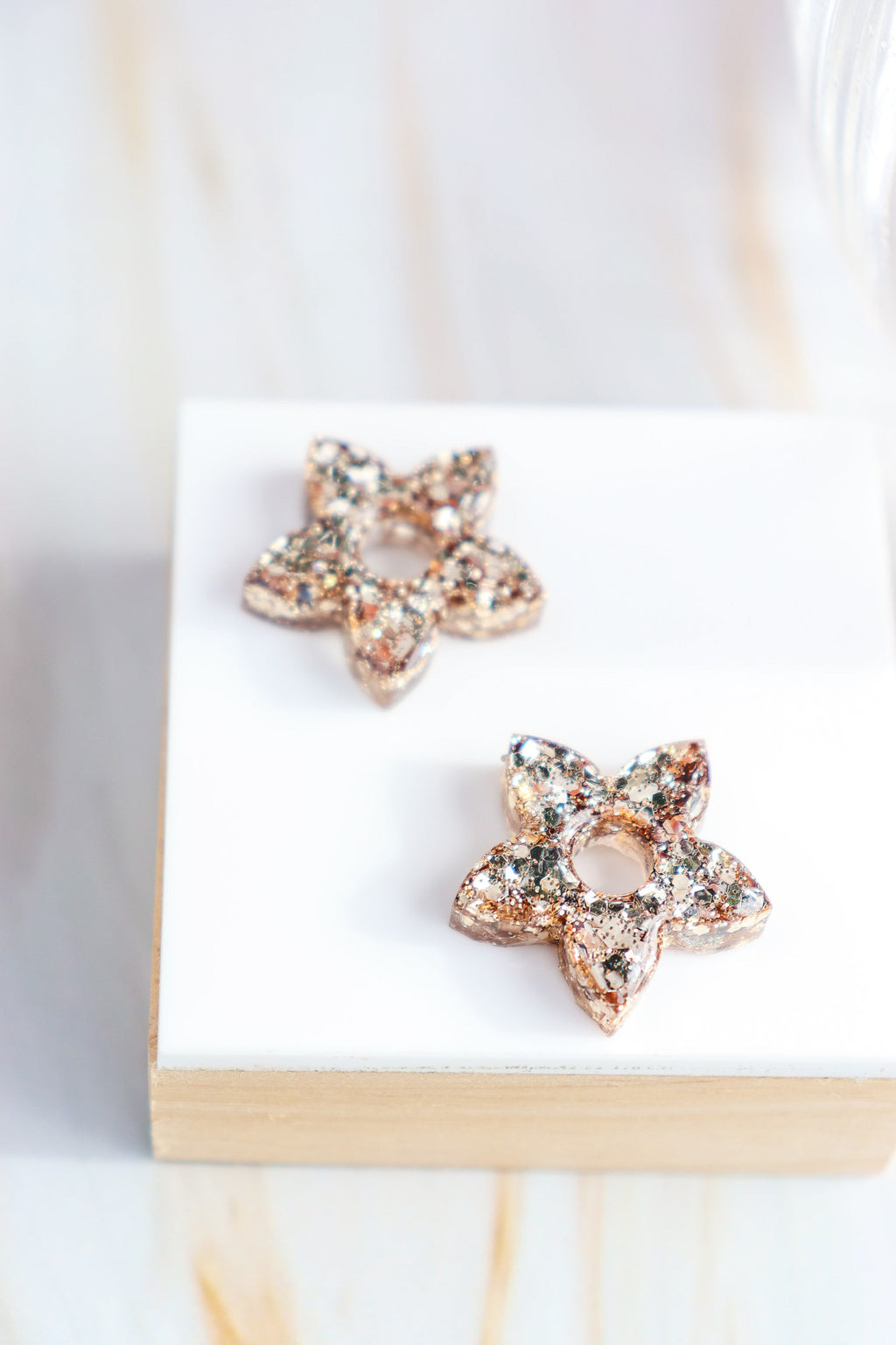 Créoles Naia Paillettes Champagne