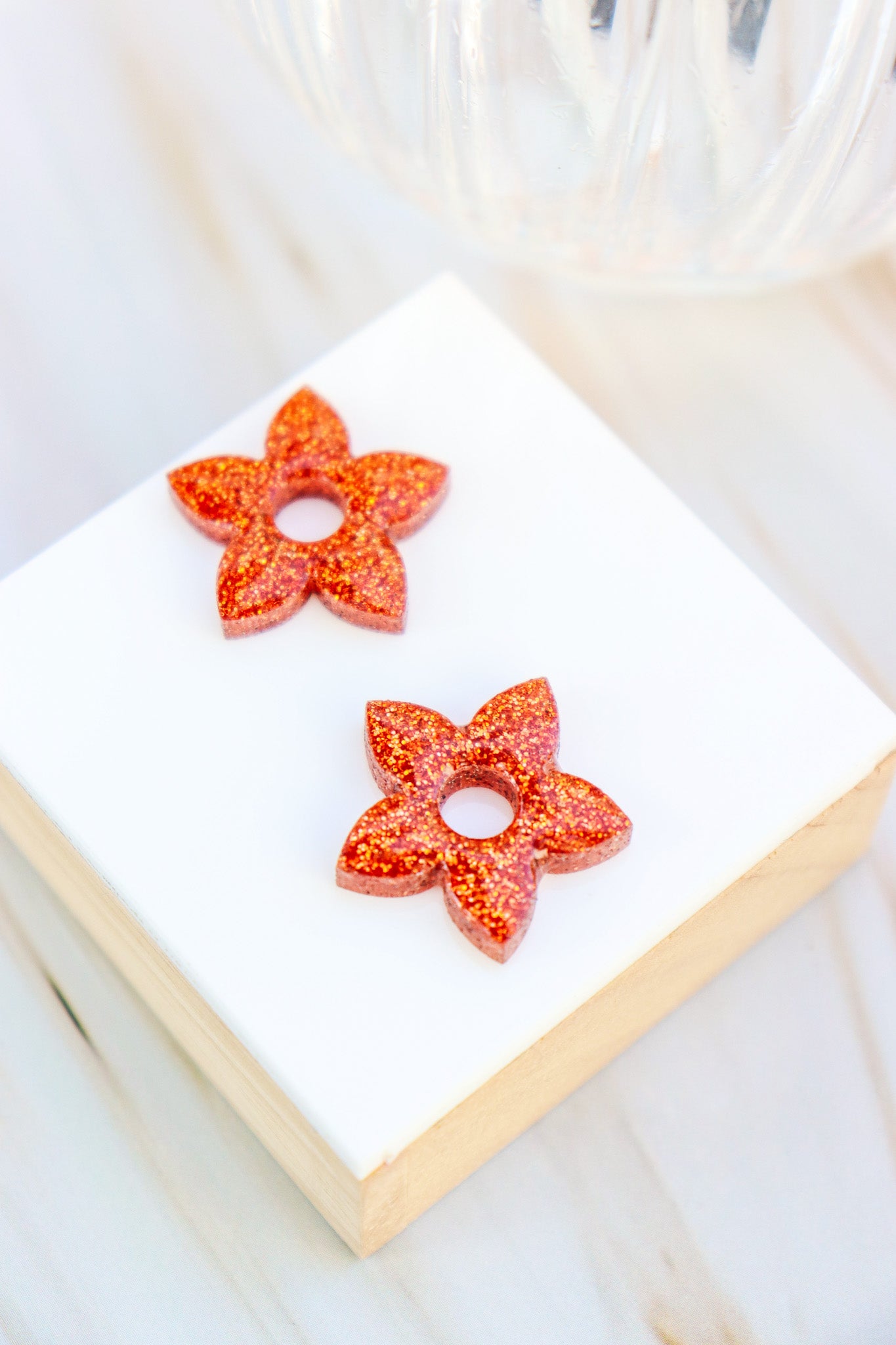 Créoles Naia Paillettes Citrouille