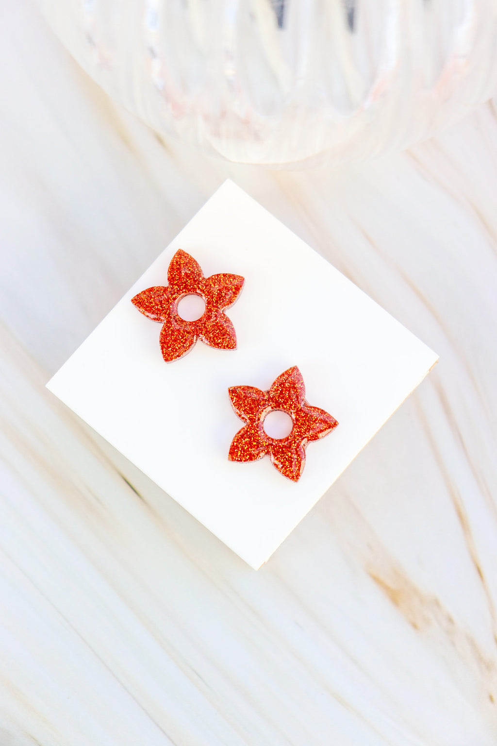 Créoles Naia Paillettes Citrouille