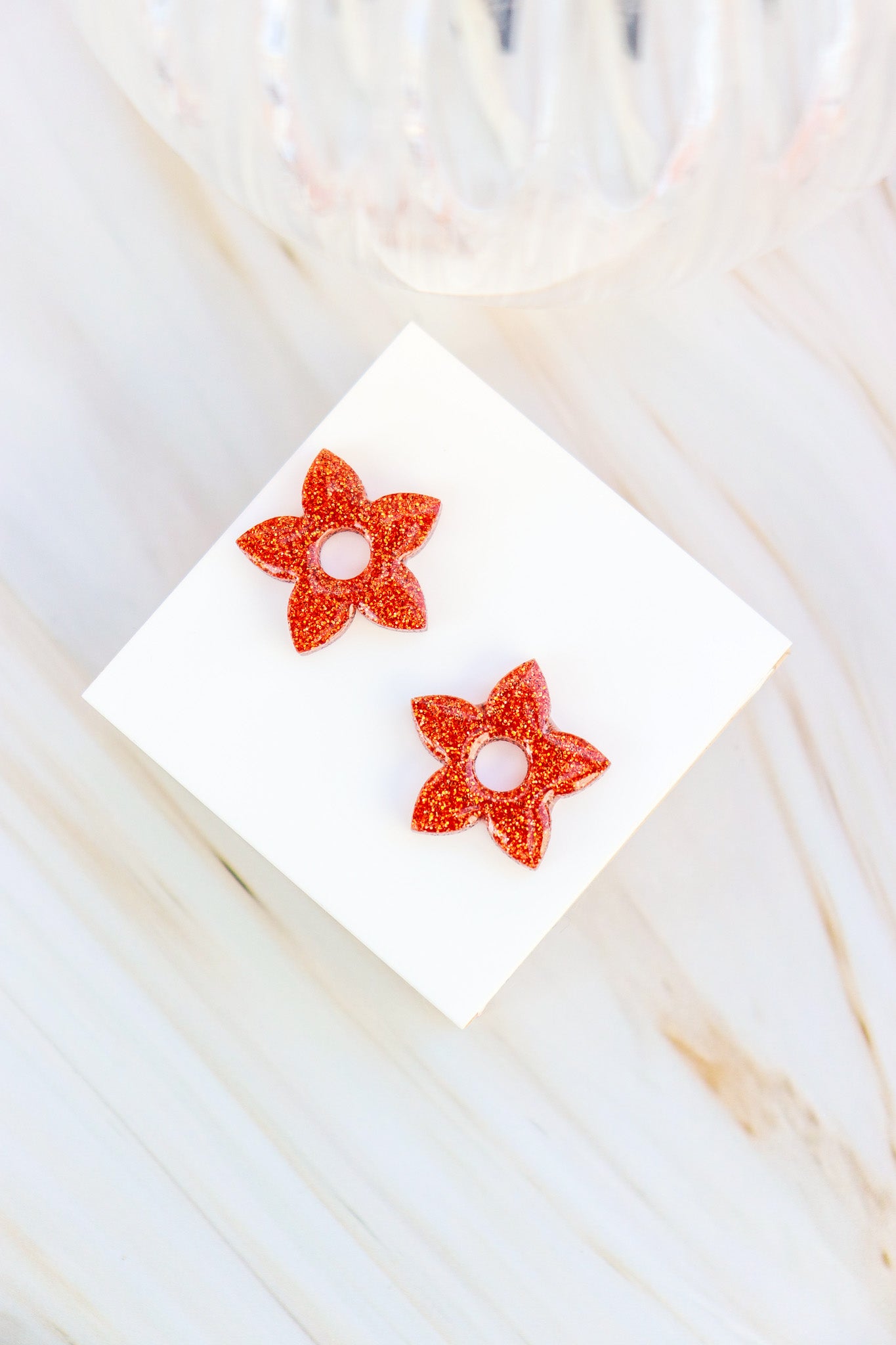 Créoles Naia Paillettes Citrouille