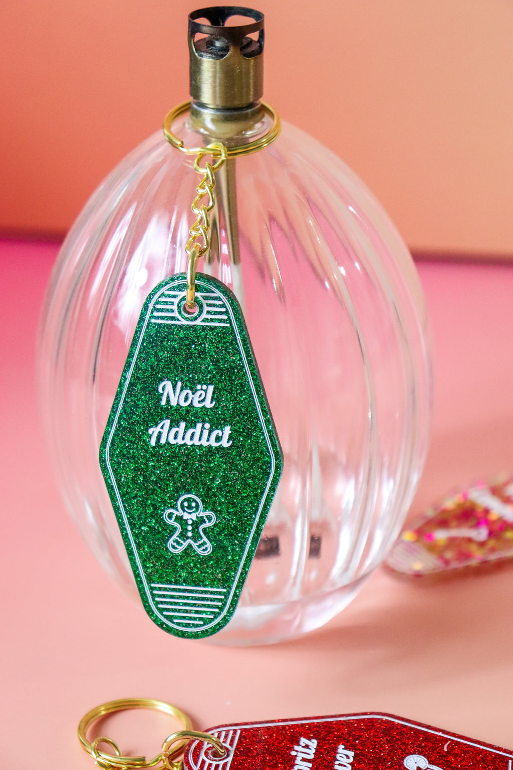 Porte clés Noël Addict