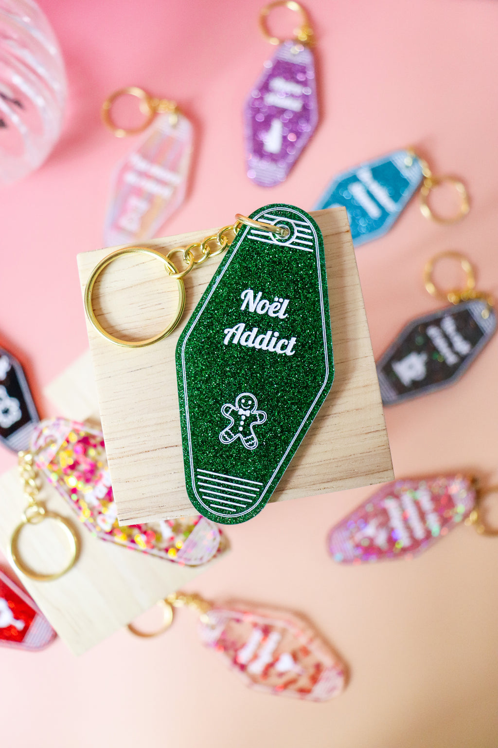 Porte clés Noël Addict