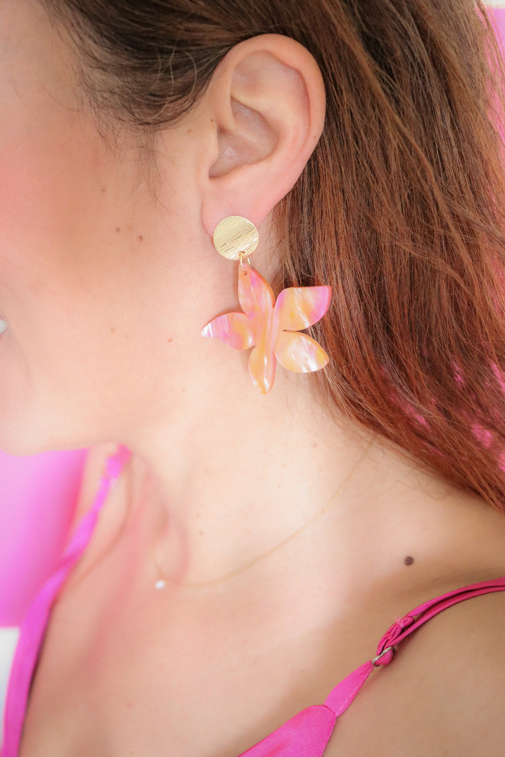 Boucles d'oreilles Tiana Tropique Nacré