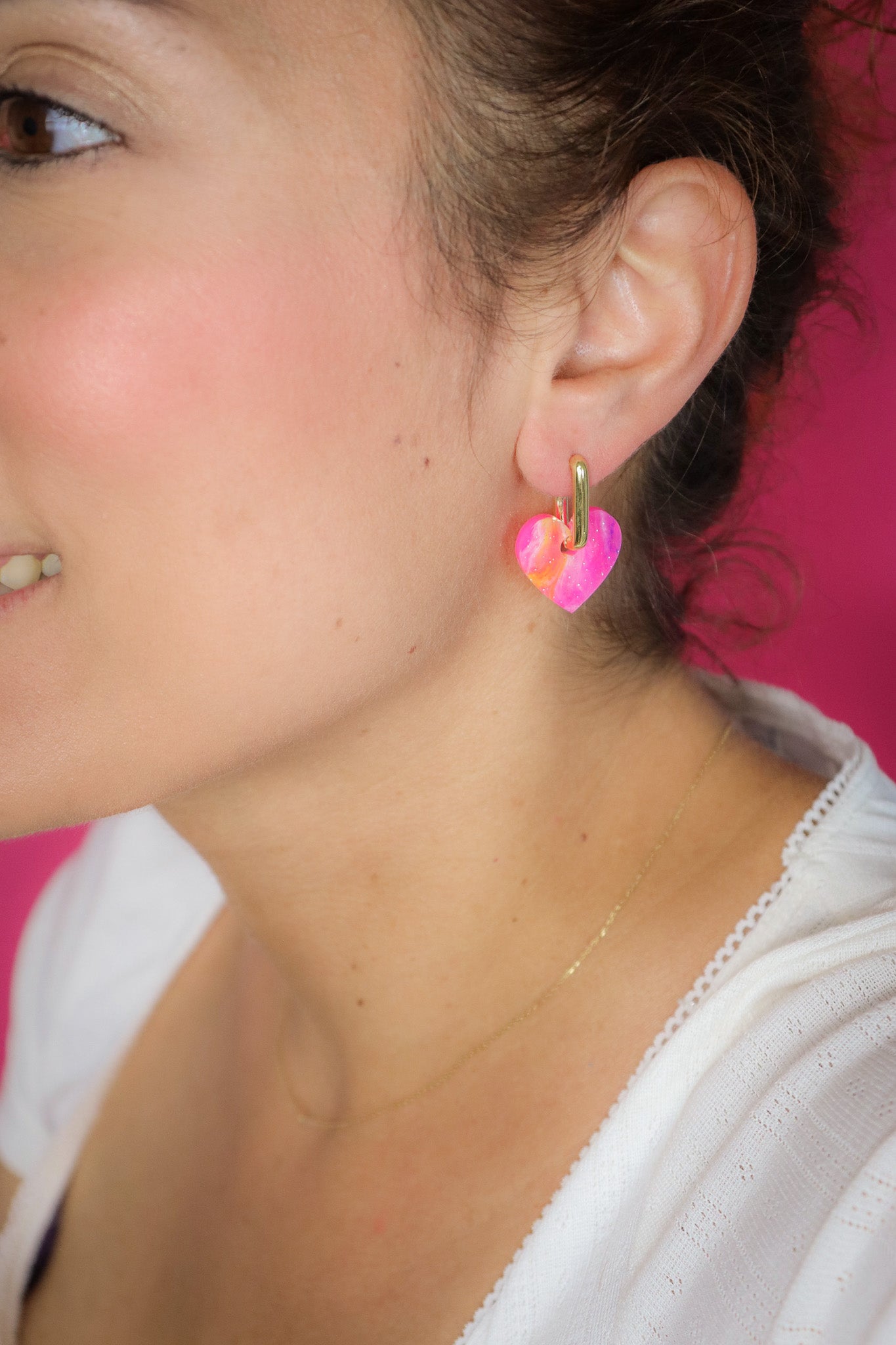 Créoles Victoire Galaxie Fluo