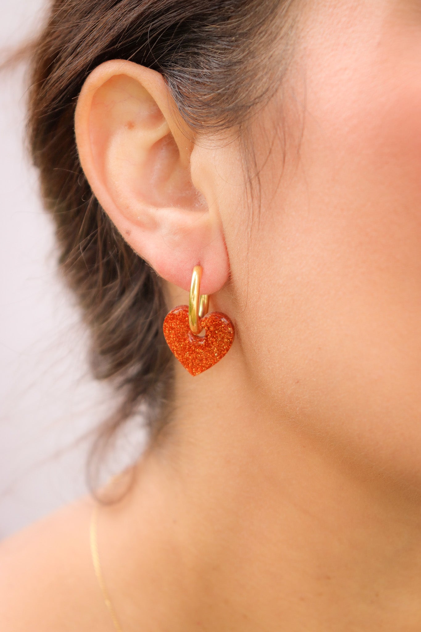 Créoles Victoire Paillettes Citrouille