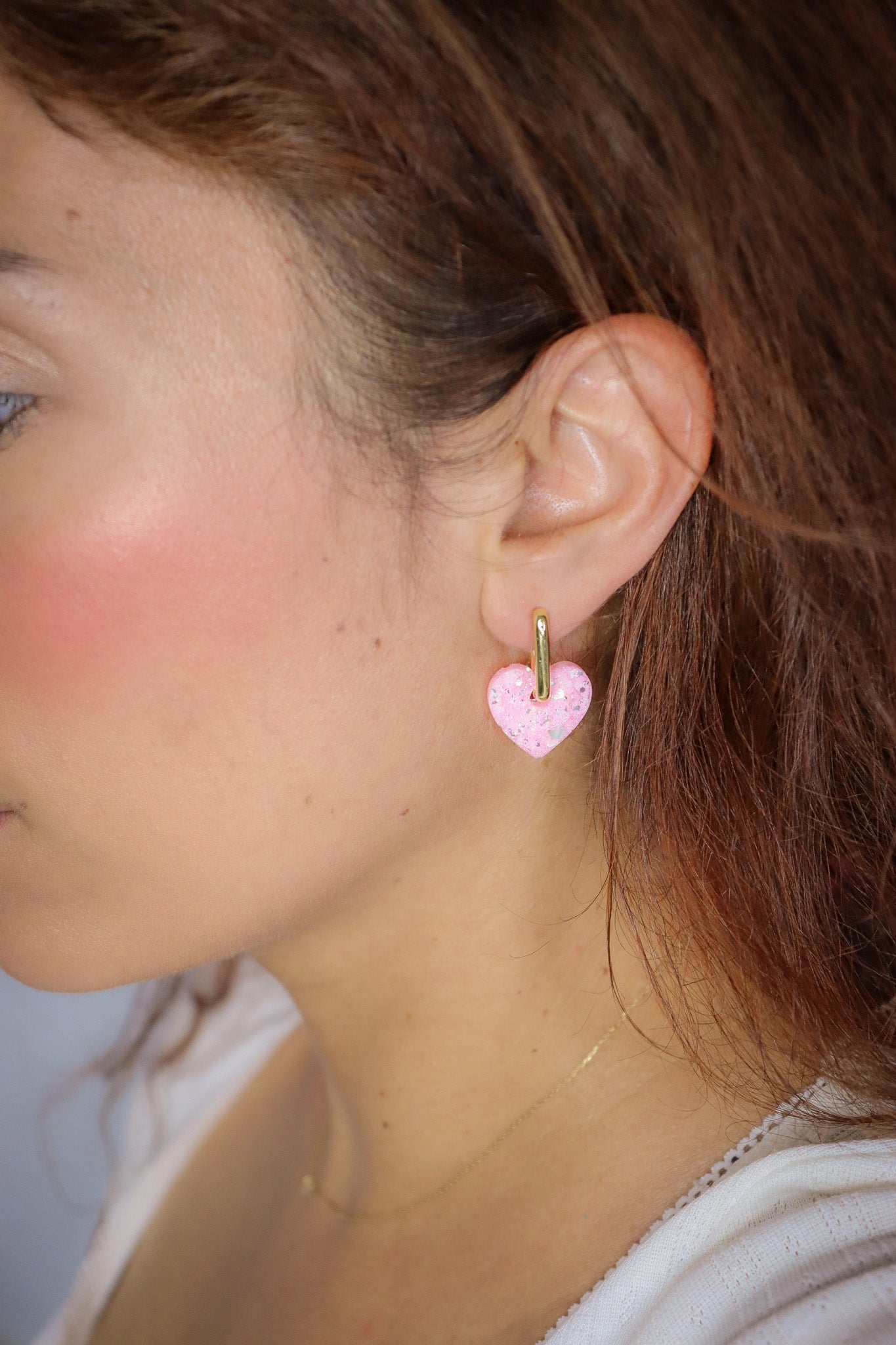 Créoles Victoire Rose Holographique