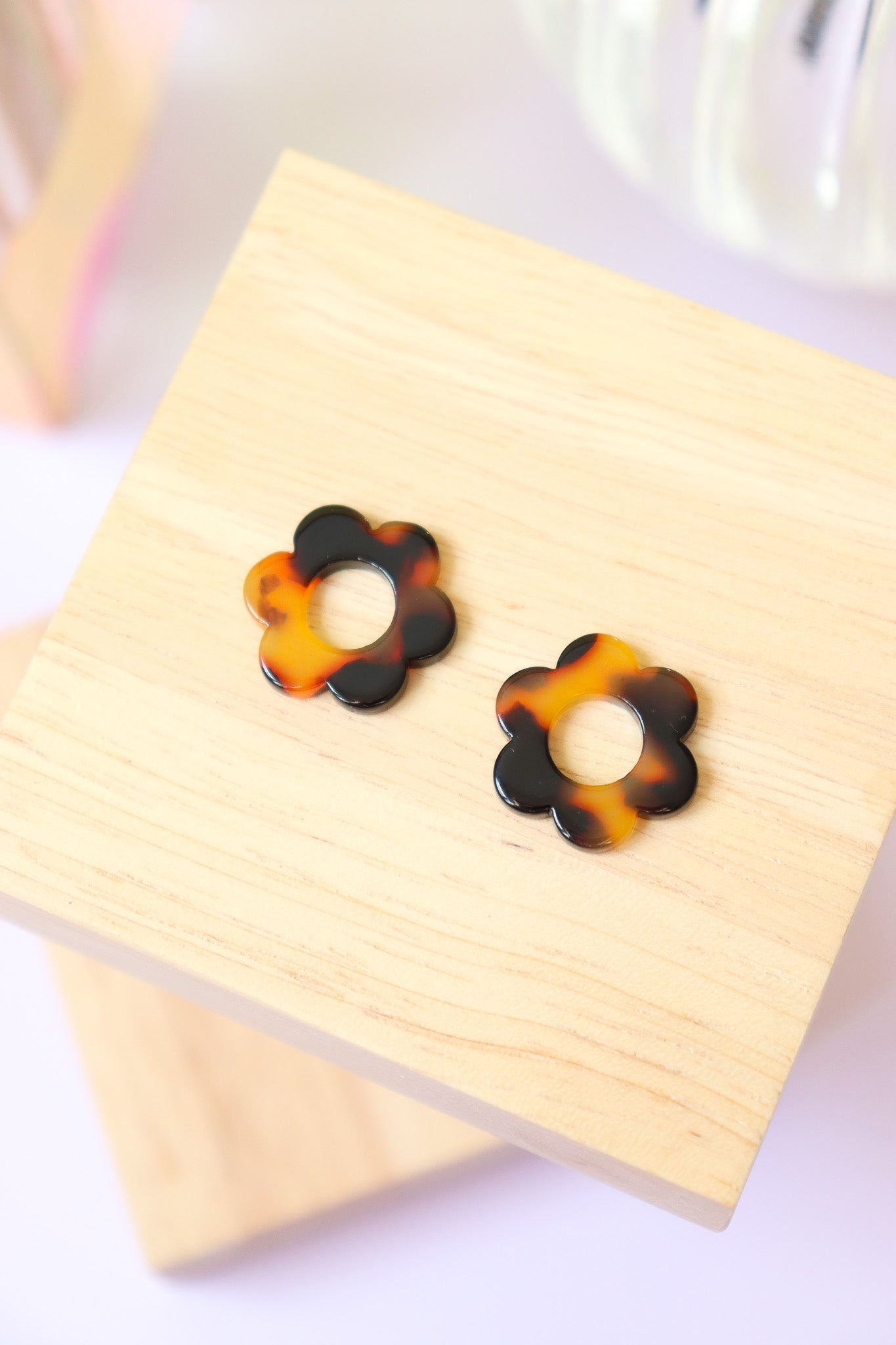 Boucles d'oreilles Vivienne Ecaille
