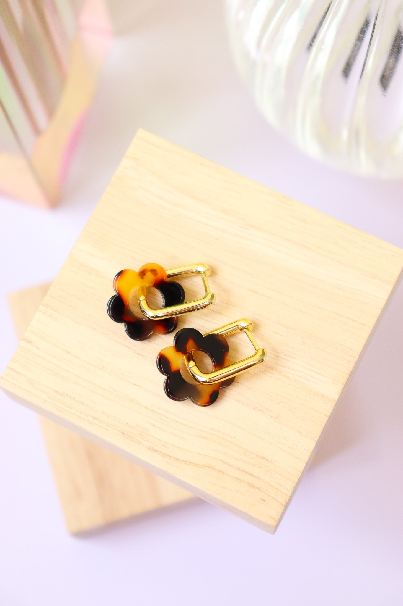 Boucles d'oreilles Vivienne Ecaille