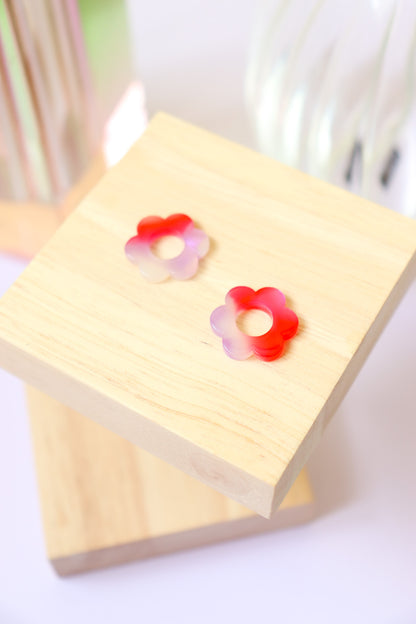 Boucles d'oreilles Vivienne Grenadine
