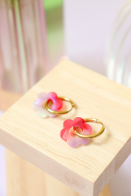 Boucles d'oreilles Vivienne Grenadine