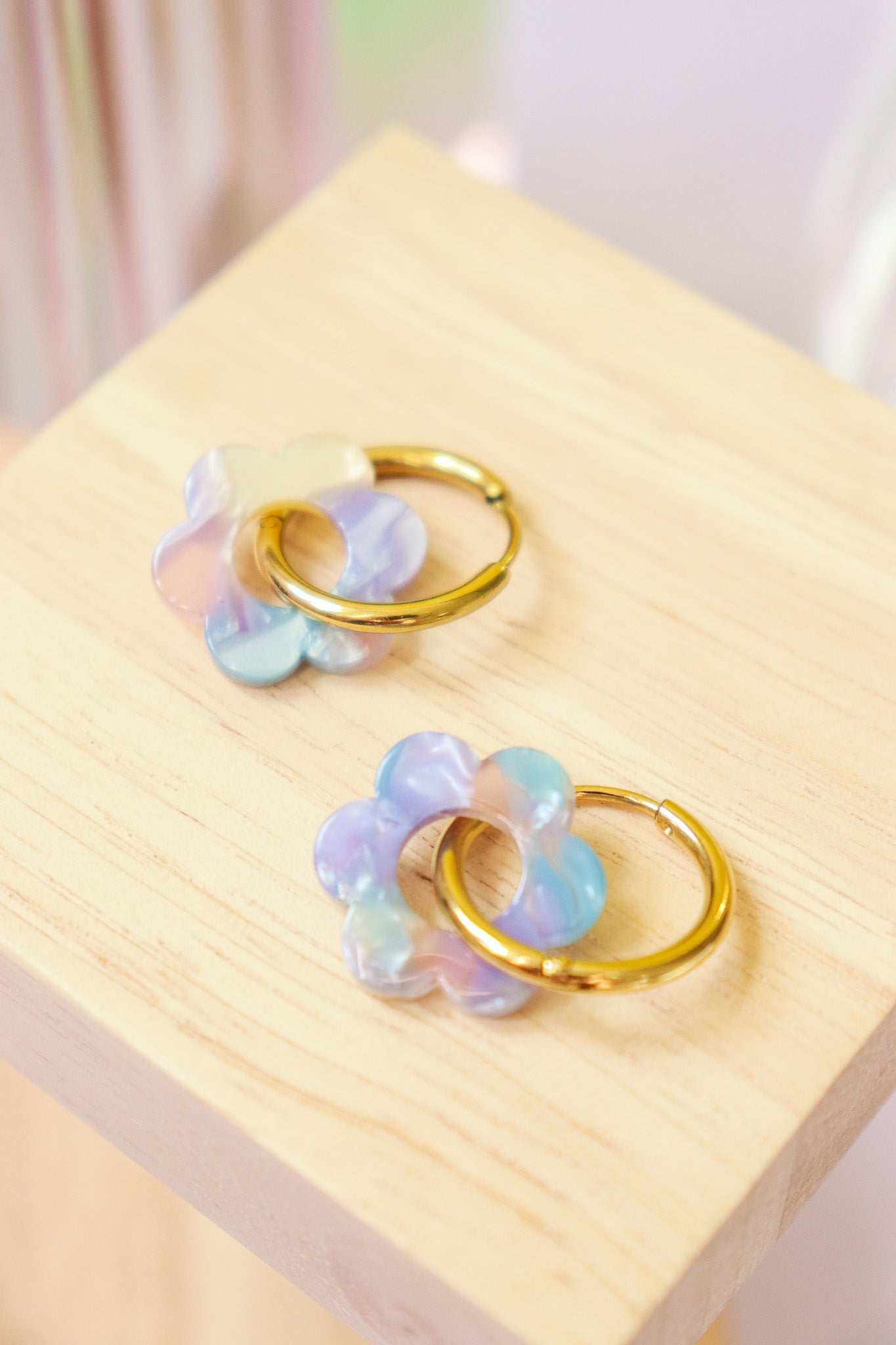 Boucles d'oreilles Vivienne sorbet