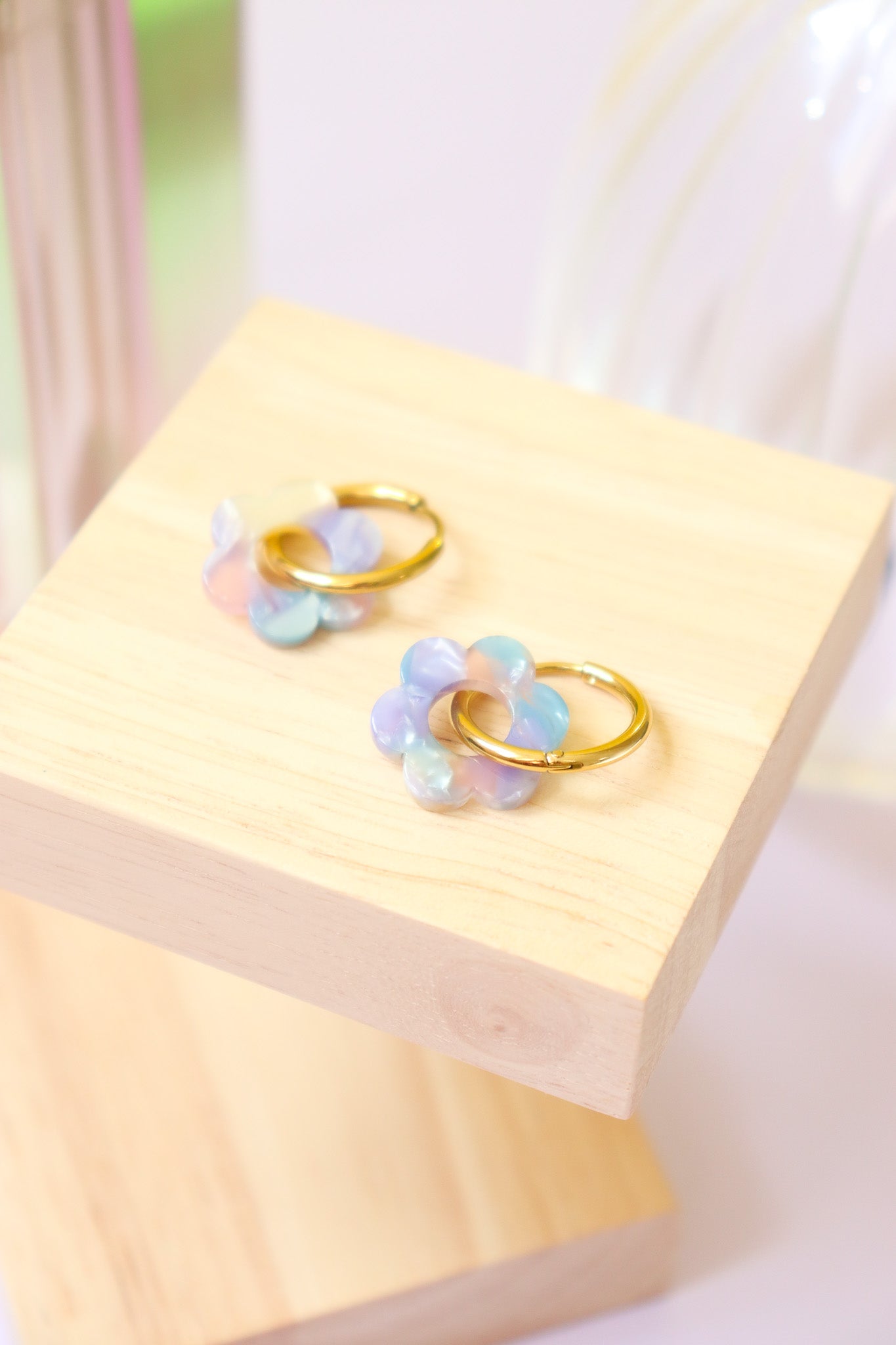 Boucles d'oreilles Vivienne sorbet