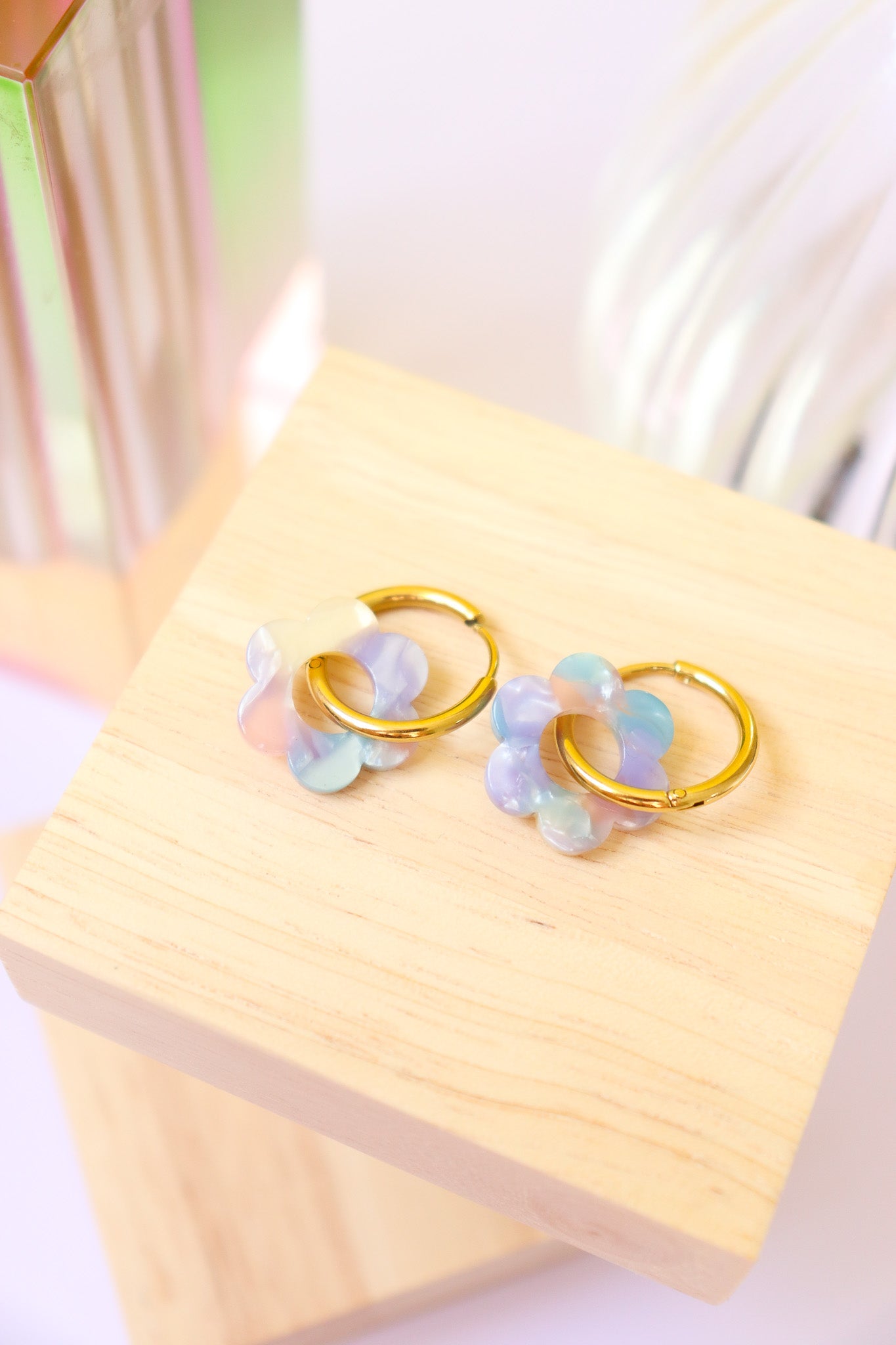 Boucles d'oreilles Vivienne sorbet