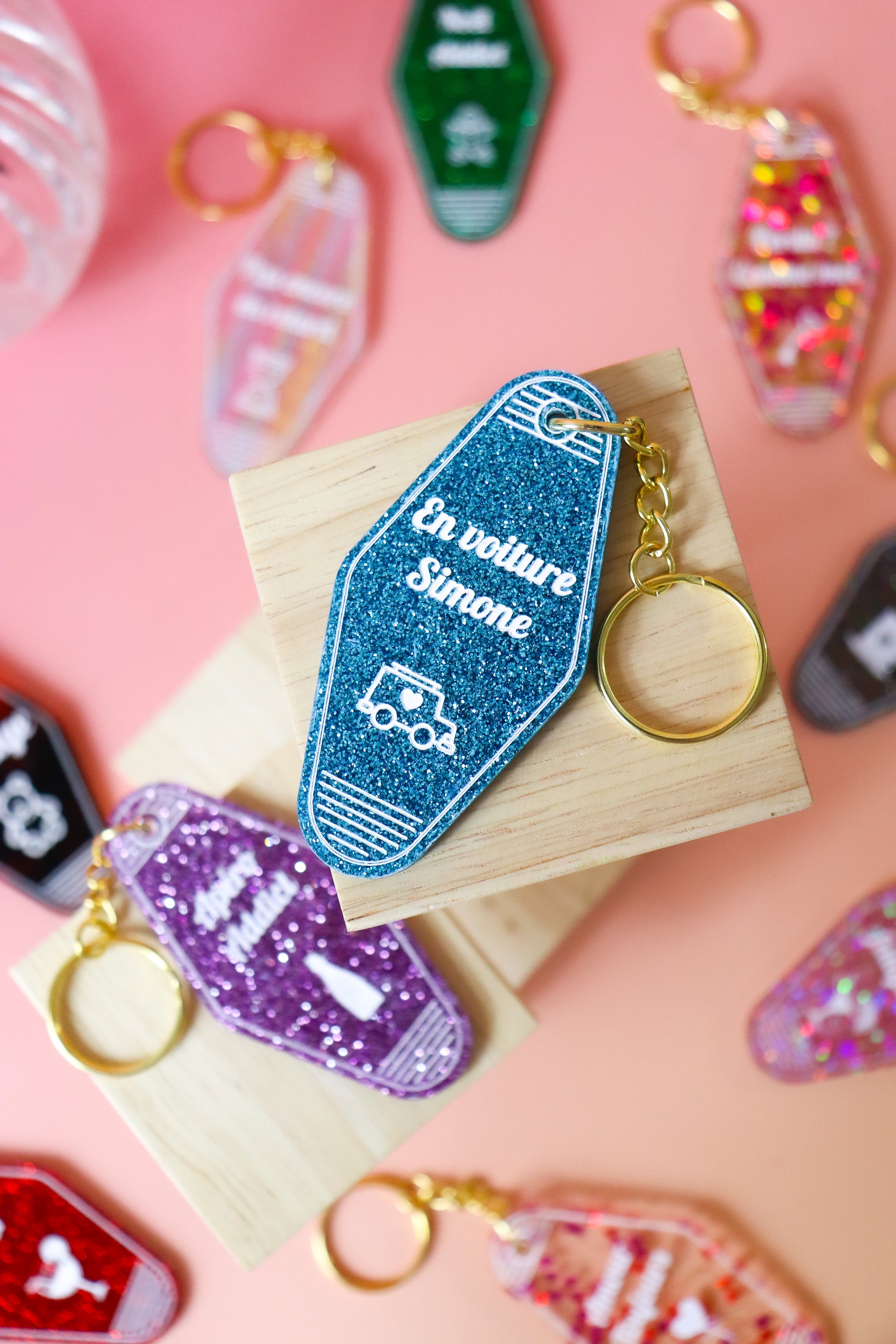 Porte clés en voiture Simone