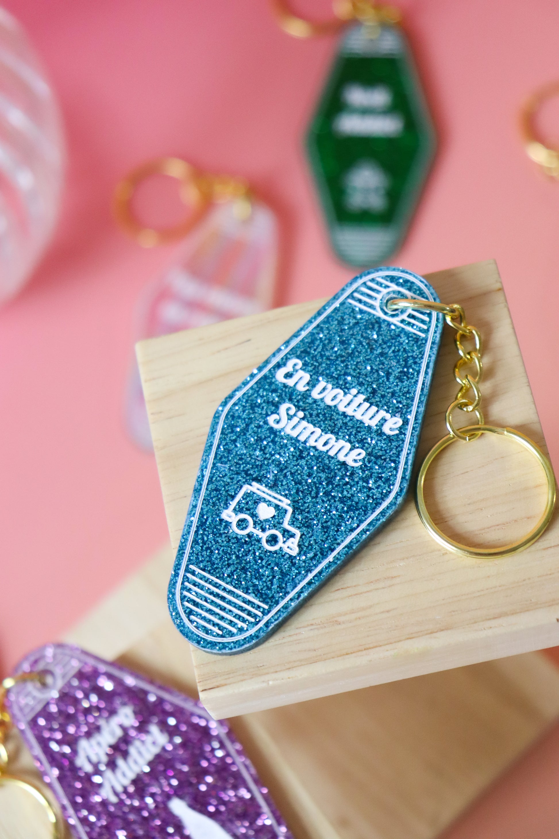 Porte clés en voiture Simone