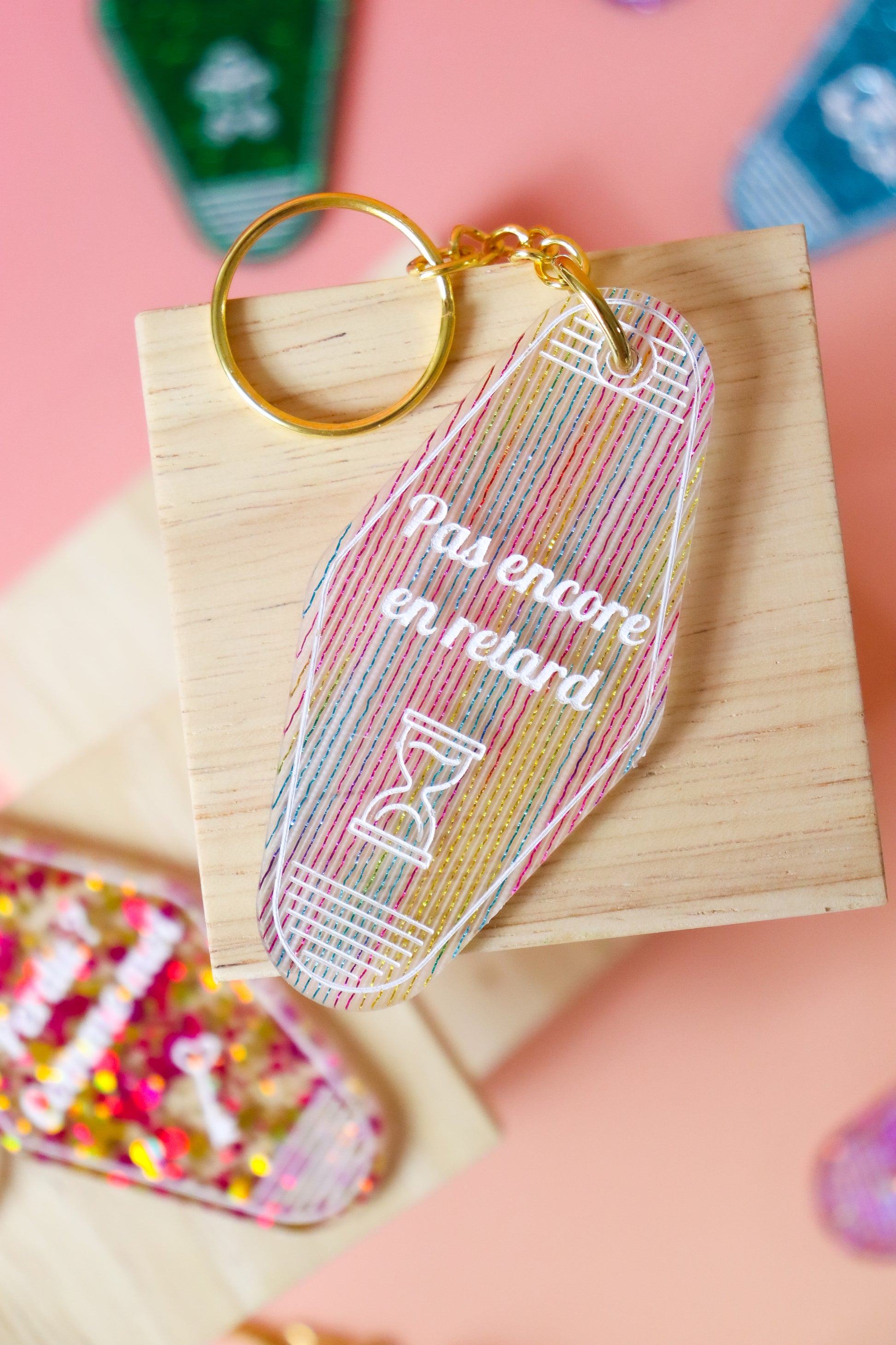 Porte clés pas encore en retard